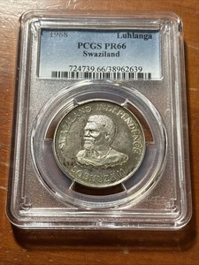Swazilandia 1968 prueba 1 Luhlanga plata - graduación profesional PR66 - Top Pop 1/0 - Imagen 1 de 5