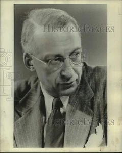 1952 Pressefoto New Orleans Opera House Chormeister Helmuth Wolfes - Bild 1 von 2