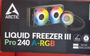 Arctic Liquid Freezer III Pro ARGB 240 AIO Hydro CPU Cooler, Negro, 2x120mm P12 - Imagen 1 de 4