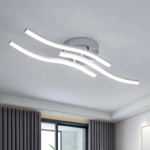 Lampadario LED Soffitto, Plafoniera LED Soffitto Moderna, Lampadario Camera Da L - Foto 1 di 12