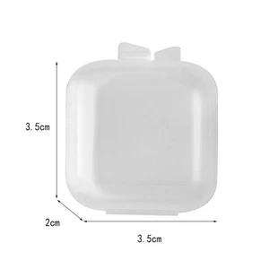 10pcs Small Boxes Square Transparent Earrings Plastic Box Jewelry Storage C`` - Picture 1 of 9