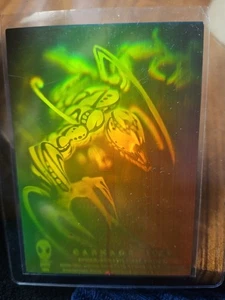 1994 Fleer Amazing Spider-Man Hologramm Karte #1 von 4 Gemetzel *RAR* - Bild 1 von 4