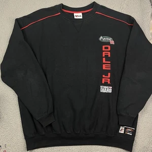 Vintage Chase Authentics Dale Earnhardt Jr Black Sweatshirt Embroidered Logo XL - Picture 1 of 8