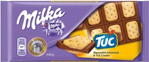 Milka Alpenmilch Schokolade & TUC Cracker 87g, 16er Pack (16 x 87g) - Bild 1 von 6