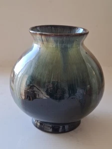 Rossa Studio Pottery Vase Drip Glaze Co Tipperary Ireland - Picture 1 of 7