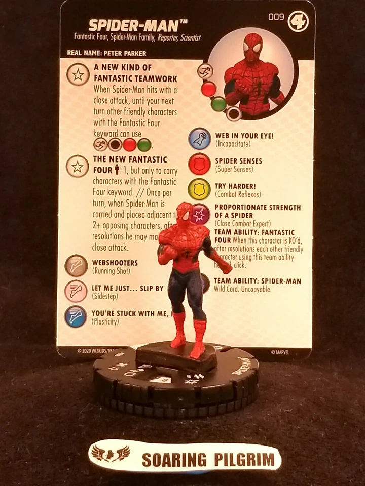 Spider-Man - 009 - Común - Fantastic Four Heroclix Set #9 Foto 1 de 1