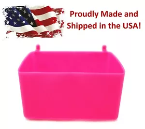 Small Plastic Pink Pegboard Storage/Part Bins, Multi-Pack Pricing JSP Brand - Picture 1 of 16