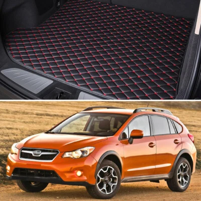 Alfombrilla de maletero de coche ajuste personalizado alfombrilla de revestimiento de carga para Subaru XV Crosstrek 2013-2017 Foto 1 de 4