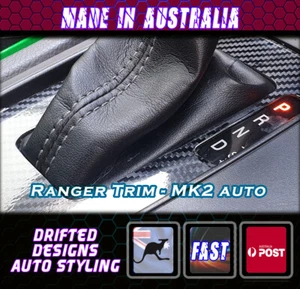 Carbon Shift Trim sticker Fit ford Ranger MK2 Auto - Carbon Finish Gloss - Picture 1 of 2