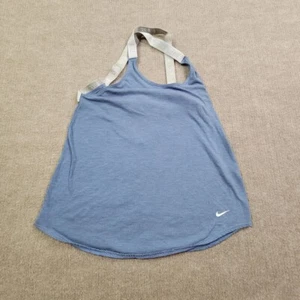 Nike Tank Top Women’s M Blue Dri-FIT Racerback Athletic Fit Active Gym Fitness - Picture 1 of 7