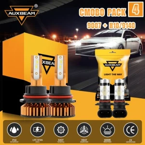 AUXBEAM 9007+9145 LED Headlight Fog Bulb Combo Kit for Ford F-150 1999-2003 F150 - Picture 1 of 12