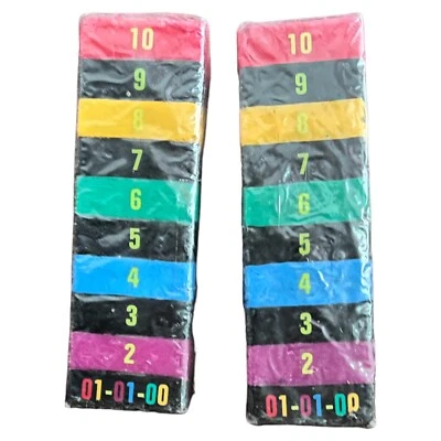 Rare vintage New Years Eve Y2K Count Down  Candles New In Plastic - Image 1 of 3