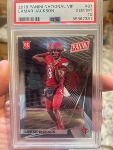 2018 Panini The National VIP - #87 Lamar Jackson (RC) - Picture 1 of 2
