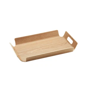 Wooden Breakfast Tray Trays for Bed Serving Platters with Handles - Imagen 1 de 12