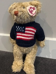 Grant Bear Beanie Babies The Attic Treasures Collection 14" Bear 1993 W/TAG - Picture 1 of 6