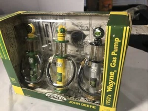 Mint In Box JOHN DEERE 1920's WAYNE GAS PUMP 3 PUMP SET by GEARBOX Tr152 - Picture 1 of 6