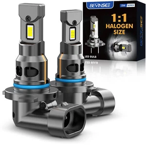 BEVINSEE 9006 HB4 LED Headlight Bulbs 70W Kit Canbus Error Free White Lamp Light - Picture 1 of 8