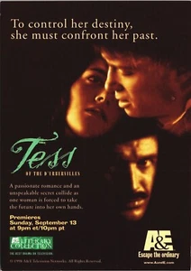 Tess der D'urbervilles Justine Waddell Film A&E Werbung Postkarte - Bild 1 von 2