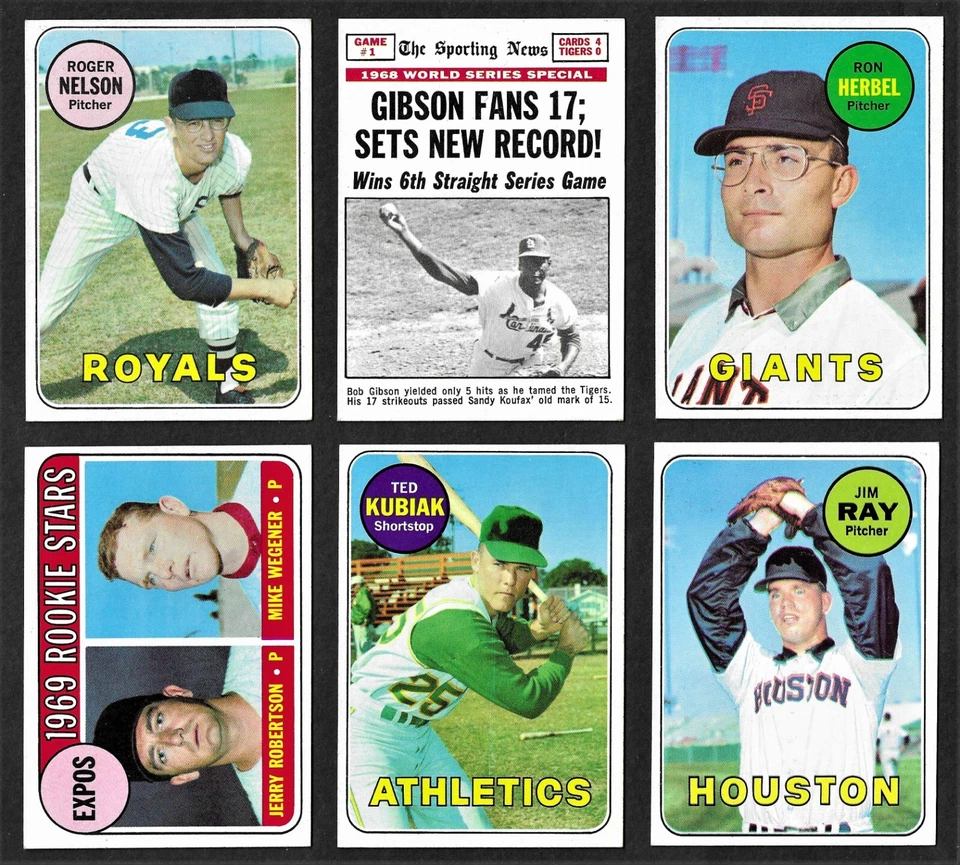 1969 Topps Baseball:  Choose Your Card (#10 to #369) FREE SHIPPING! - Image 1 of 1