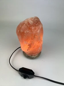 Salt Lamp, Himalayan Pink Salt Lamp, 7 LBS, 8.25" Height, Dimmer Switch-NWOB - Picture 1 of 7