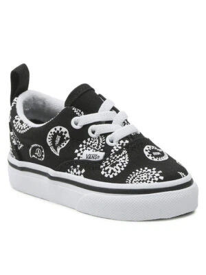 VANS Era Cordones Elásticos Negro/Blanco Niño Pequeño Niños Niños Zapatos de Skate Tenis Foto 1 de 4