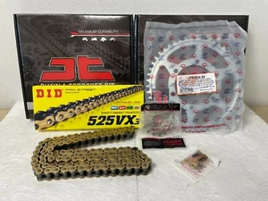 TRIUMPH TIGER 800 X CHAIN AND SPROCKET KIT 2011 TO 2020 DID GOLD X-RING - Picture 1 of 1