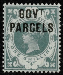 1890 SGO68 GOVT PARCELS 1/- Dull Green VF LMM Cat. £700.00 - Picture 1 of 1
