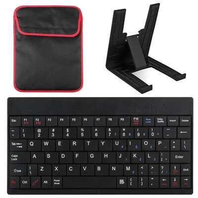 New 80 Keys Wired Mini USB Connector Keyboard with Included Carry Bag - Image 1 of 4