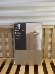 Umbra Loft Blackout Curtain Panel Set (2 Panels) 50x84 Beige - Picture 1 of 4