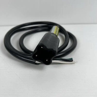 48V 3-Pin Charger Plug Connector & Power Cord Kit for Yamaha Golf - Image 1 of 4