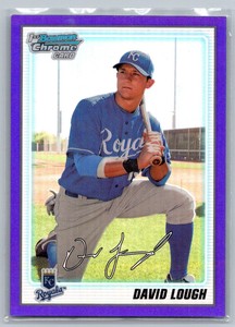 2010 Bowman Chrome Prospects Purple Refractors  David Lough BCP107 799/999