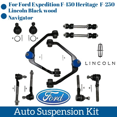Front Suspension Kits Lower Rod End Sway Bar Upper Control Arm Ball Joint Tie - Image 1 of 4