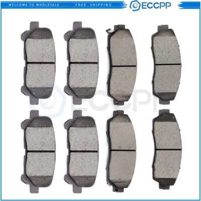 Juego de pastillas de freno delanteras y traseras de cerámica para Honda Odyssey 2011 2012 2013-2014 Foto 1 de 4