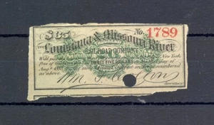 USA -1883 -COUPON RAILROAD COMPANY $35 --FINE - Picture 1 of 1