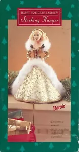 Hallmark ~ Appendiabiti per calze Barbie Happy Holidays 1995 - Foto 1 di 1