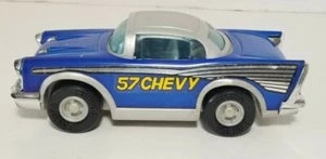 Vintage Buddy L 57 Chevy Toy Car Blue Chevrolet Japan Collectible - Picture 1 of 15