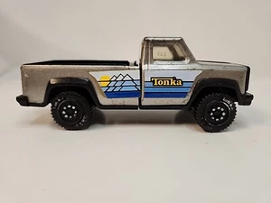 Vintage 1970's Tonka Silver Pick-up Truck 7-1/2" Made In USA - Picture 1 of 20