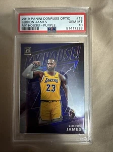 2019 PANINI DONRUSS OPTIC LEBRON JAMES GEM MT PSA 10 - Picture 1 of 2