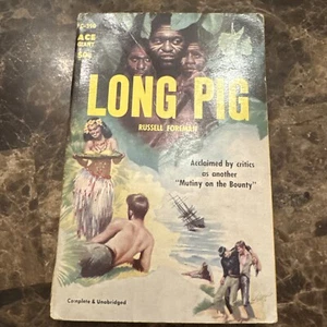 Vintage paperback book Long Pig Russell Foreman  - Picture 1 of 8