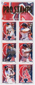 1996 Pro Stamps MLB Baseball Team Set CALIFORNIA ANGELS Los Angeles LA Anaheim
