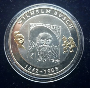 Deutschland: 10 Euro 2007, (BeBa09/08+10), Wilhelm Busch, pfr., gek., teilverg. - Bild 1 von 2