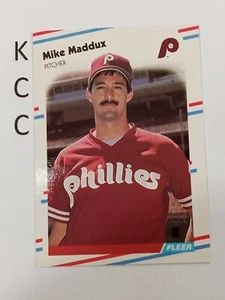 Fleer MLB #309 1988 Mike Maddux Philadelphia Phillies - Foto 1 di 2