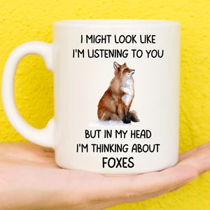 Fox Mug | Fox Gifts | Regalos para los amantes del zorro | Copa de cumpleaños de los zorros - Imagen 1 de 4