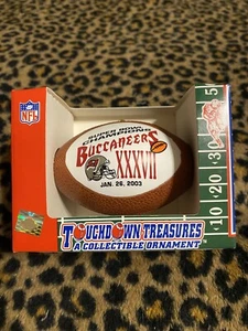 NEU BUCCANEERS Super Bowl XXVII Touchdown Treasures Football Ornament NFL - Bild 1 von 6