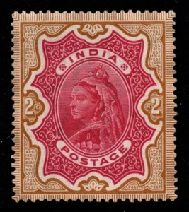 INDIA  QUEEN VICTORIA  1895  2R  SG.107  LIGHTLY MOUNTED MINT - Picture 1 of 2