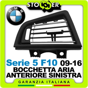 Bocchetta AC Aria Condizionata Anteriore Sinistra Guida Cromata BMW Serie 5 F10 - Imagen 1 de 24