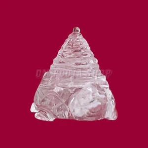 Natural Crystal Stone Tortoise Shree Yantra Ompoojashop - Picture 1 of 5