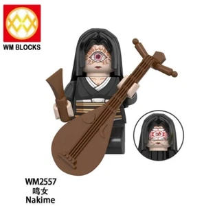 2 inch Custom Demon Slayer Nakime Minifigure with Base, New/Mint - Picture 1 of 1