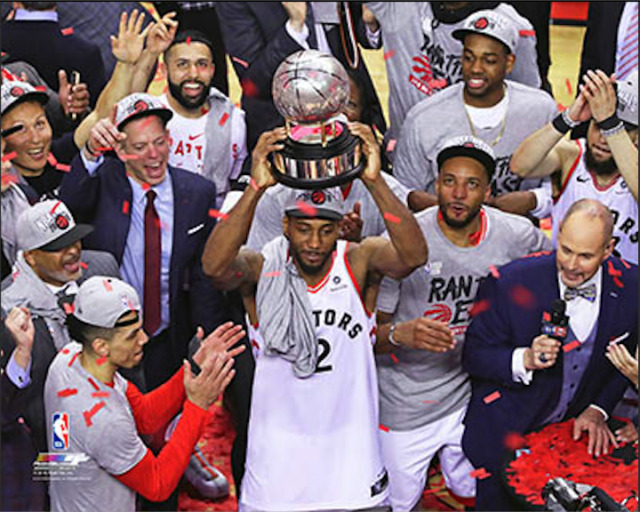 Toronto Raptors Kawhi Leonard Game 7 Buzzer Beater Shot Unsigned