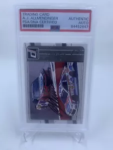 AJ Allmendinger Signed 2017 Donruss PSA/DNA Nascar - Picture 1 of 2